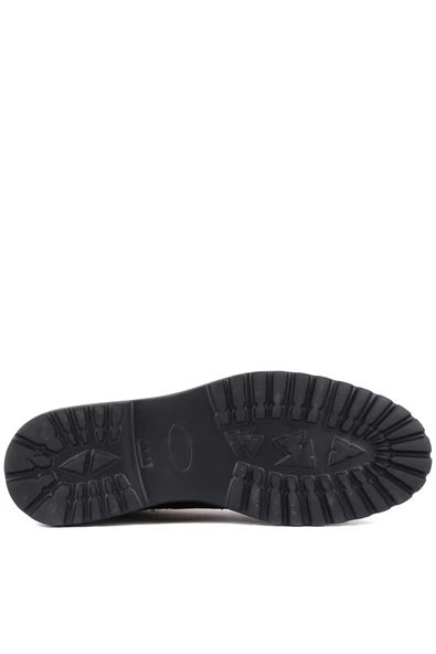 Shoetyle - Siyah Deri Fermuarlı Erkek Bot 250-604 - 5