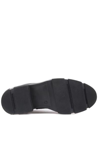 Shoetyle - Siyah Deri Bağcıklı Erkek Bot 250-205 - 5