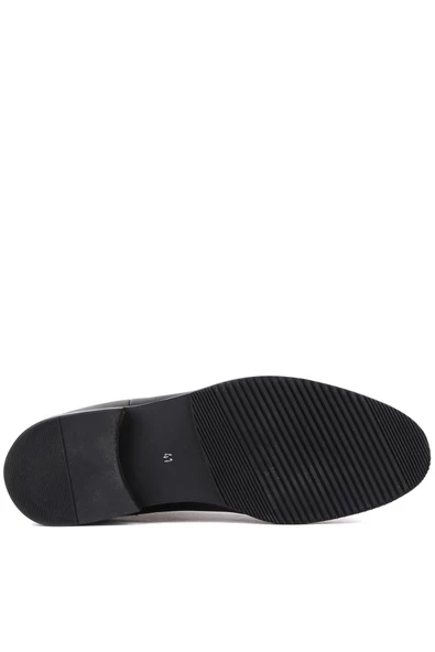 Shoetyle - Siyah Deri Erkek Chelsea Bot 250-201 - 5