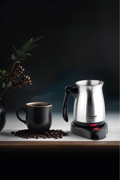 Lorenzo Seraf Katlanir Elektrikli Kahve Makinesi Cezve Inox - 3