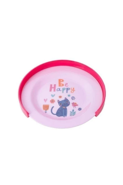 mycey Vakumlu Eğitici Tabak - Kız (PEMBE) - 2