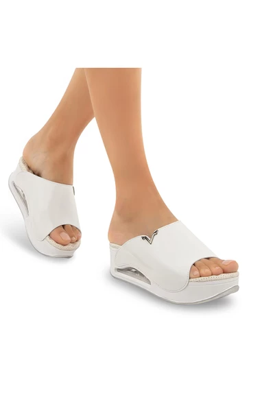 Muya Aero Anatomik Air Max Tabanlı Topuk Dikeni Kadın Terlik - 7