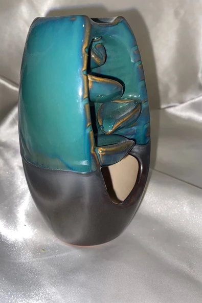 Geri Akış Tütsüsü Seramik 3 Yapraklar Orta Boy - Resim 4