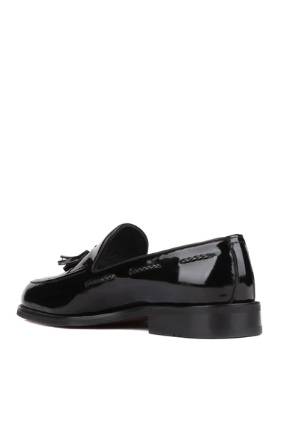 Shoetyle - Siyah Rugan Deri Erkek Klasik Ayakkabı 250-2350 - Resim 4