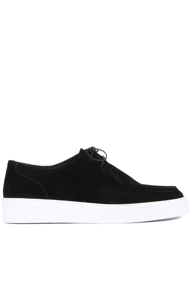 Shoetyle - Siyah Süet Deri Bağcıklı Erkek Günlük Ayakkabı 250-1617 ürün görseli