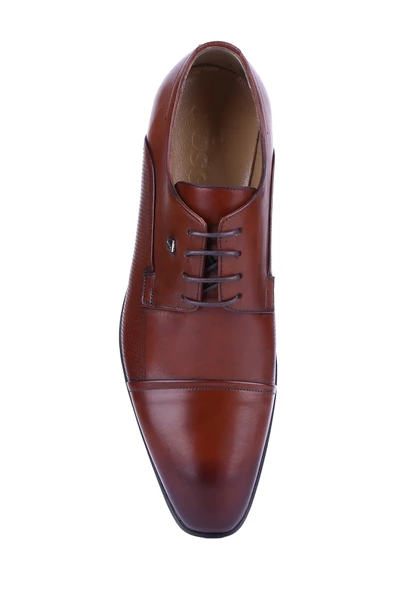 Fosco - Taba Hakiki Deri Erkek Klasik Ayakkabı 2239 - 6964 - Resim 5