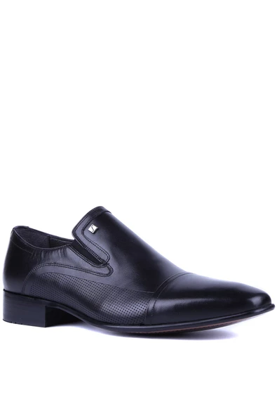Fosco - Siyah Hakiki Deri Erkek Klasik Ayakkabı 3015 - 6941 - Resim 2