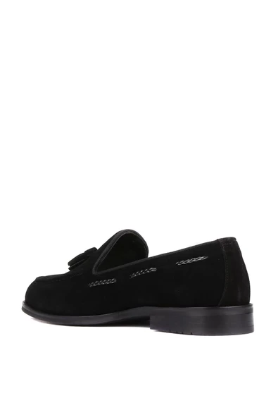 Shoetyle - Siyah Süet Deri Erkek Klasik Ayakkabı 250-2350 - 3