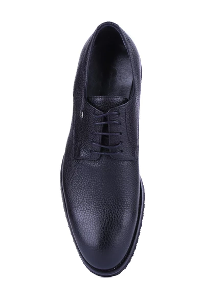 Fosco - Siyah Hakiki Deri Erkek Günlük Ayakkabı 9523 - 6953 - Resim 5