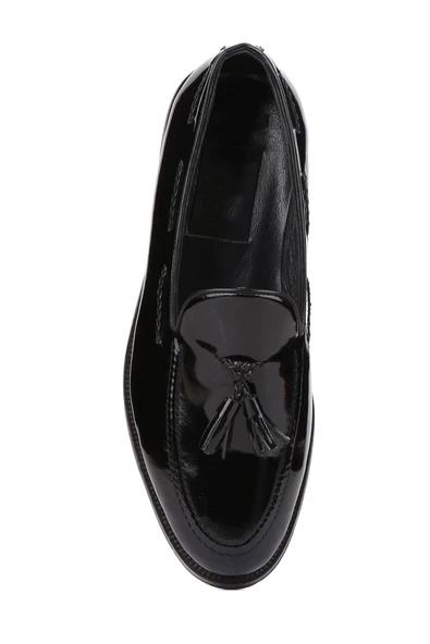 Shoetyle - Siyah Rugan Deri Erkek Klasik Ayakkabı 250-2350 - Resim 5