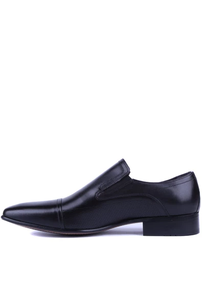 Fosco - Siyah Hakiki Deri Erkek Klasik Ayakkabı 3015 - 6941 - Resim 3