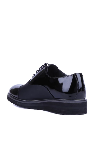 Fosco - Siyah Hakiki Rugan Deri Erkek Günlük Ayakkabı - 1566 - 6963 - Resim 4