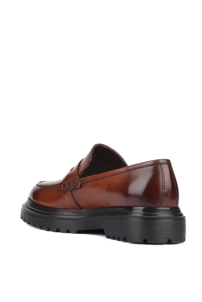 Shoetyle - Taba Deri Erkek Klasik Ayakkabı 250-2371 - Resim 4