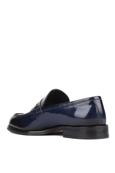 Shoetyle - Lacivert Açma Deri Erkek Klasik Ayakkabı 250-2370 - Resim 4