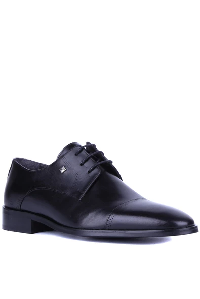 Fosco - Siyah Hakiki Deri Erkek Klasik Ayakkabı 2886 - 6937 - Resim 2