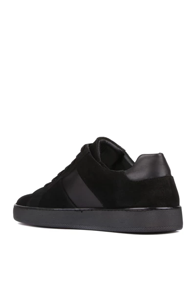 Shoetyle - Siyah Süet Deri Bağcıklı Erkek Günlük Ayakkabı 250-1100 - Resim 4