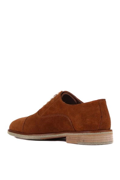 Shoetyle - Taba Süet Bağcıklı Erkek Klasik Ayakkabı 250-2030 - 4