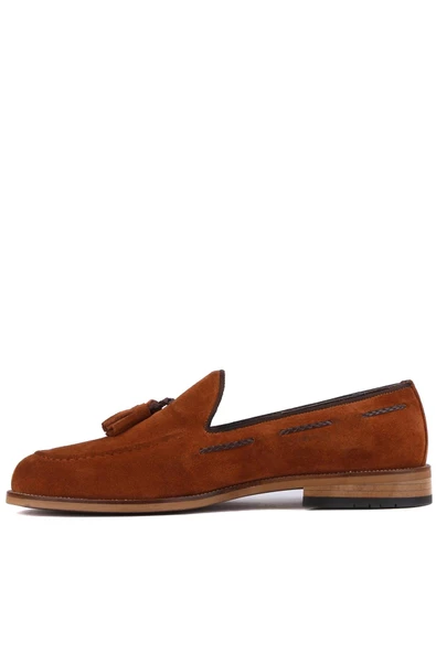 Shoetyle - Taba Süet Deri Erkek Klasik Ayakkabı 250-2350 - 3