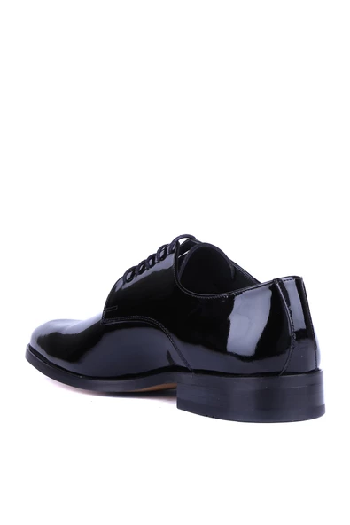 Fosco - Siyah Hakiki Rugan Deri Erkek Klasik Ayakkabı 8003 - 6961 - Resim 4