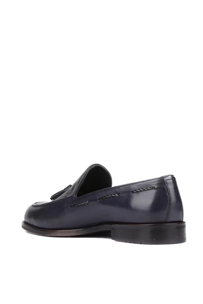 Shoetyle - Lacivert Deri Erkek Klasik Ayakkabı 250-2350 - Resim 4