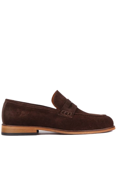 Shoetyle - Kahverengi Süet Deri Erkek Klasik Ayakkabı 250-2370 ürün görseli