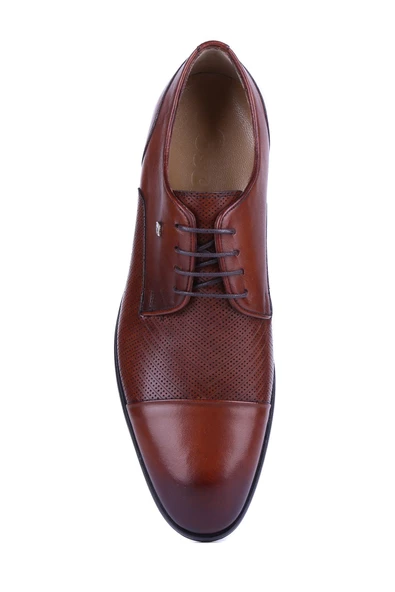 Fosco - Taba Hakiki Deri Erkek Klasik Ayakkabı 9511 - 6952 - Resim 5