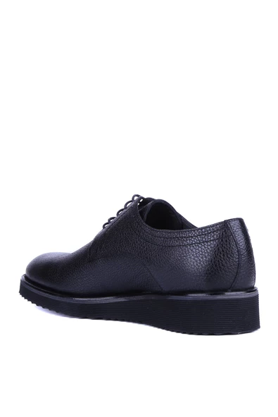 Fosco - Siyah Hakiki Deri Erkek Günlük Ayakkabı 9523 - 6953 - Resim 4