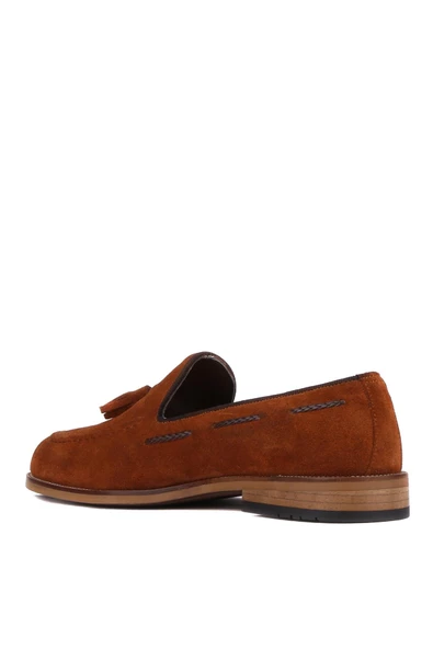Shoetyle - Taba Süet Deri Erkek Klasik Ayakkabı 250-2350 - 4