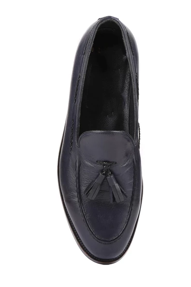 Shoetyle - Lacivert Deri Erkek Klasik Ayakkabı 250-2350 - Resim 5