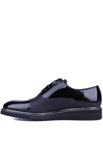 Fosco - Siyah Hakiki Rugan Deri Erkek Günlük Ayakkabı - 1566 - 6963 - Resim 3