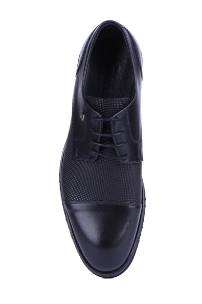 Fosco - Siyah Hakiki Deri Erkek Günlük Ayakkabı 2918 - 6940 - Resim 5