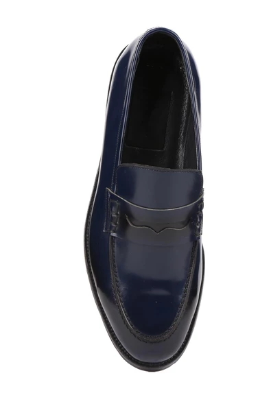 Shoetyle - Lacivert Açma Deri Erkek Klasik Ayakkabı 250-2370 - Resim 5