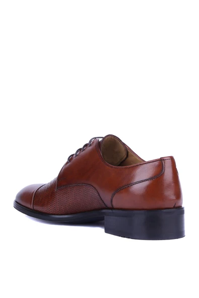 Fosco - Taba Hakiki Deri Erkek Klasik Ayakkabı 9511 - 6952 - Resim 4