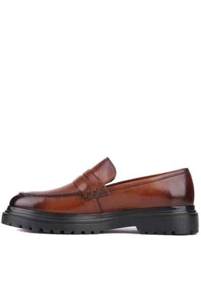 Shoetyle - Taba Deri Erkek Klasik Ayakkabı 250-2371 - Resim 3