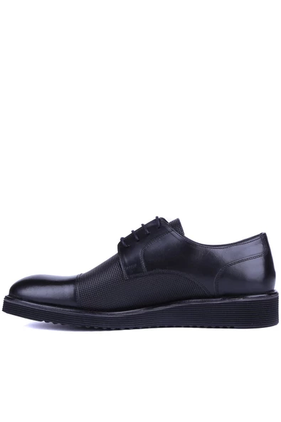 Fosco - Siyah Hakiki Deri Erkek Günlük Ayakkabı 2918 - 6940 - Resim 3