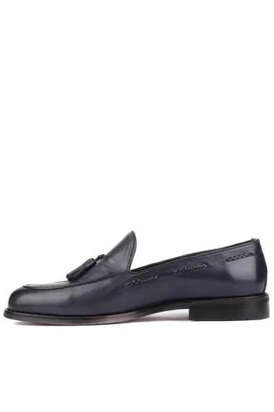 Shoetyle - Lacivert Deri Erkek Klasik Ayakkabı 250-2350 - Resim 3