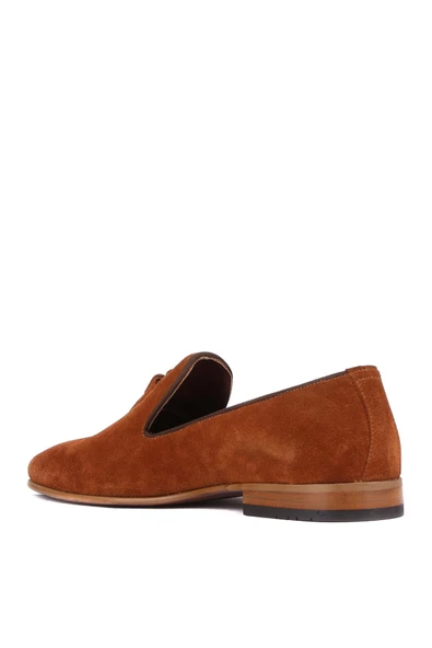 Shoetyle - Taba Süet Deri Erkek Klasik Ayakkabı 250-2351 - Resim 4
