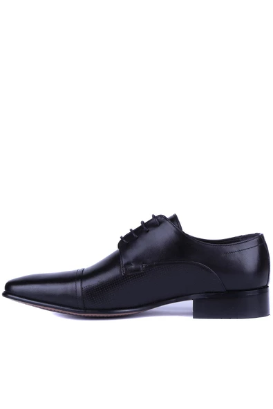 Fosco - Siyah Hakiki Deri Erkek Klasik Ayakkabı 2239 - 6964 - Resim 3