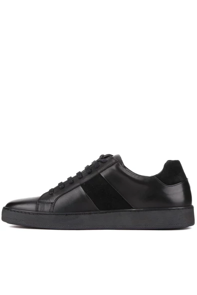 Shoetyle - Siyah Deri Bağcıklı Erkek Günlük Ayakkabı 250-1100 - 3