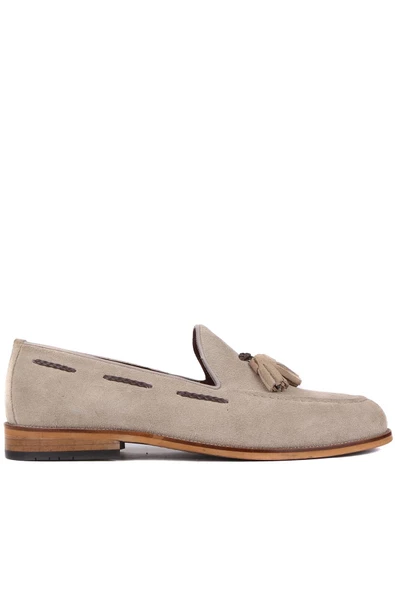 Shoetyle - Bej Süet Deri Erkek Klasik Ayakkabı 250-2350 ürün görseli