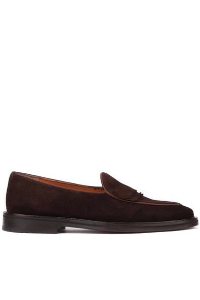 Shoetyle - Kahverengi Süet Bağcıksız Erkek Günlük Ayakkabı 250-7510 ürün görseli