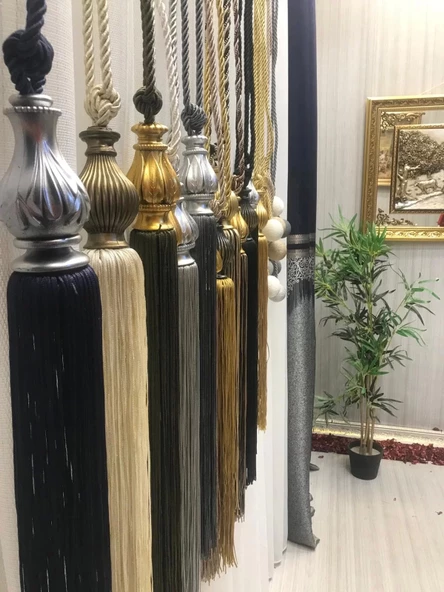 NİVEMESHOME EKRU SAÇAKLI TAVAN TOPLAMA BRAÇOL - 3