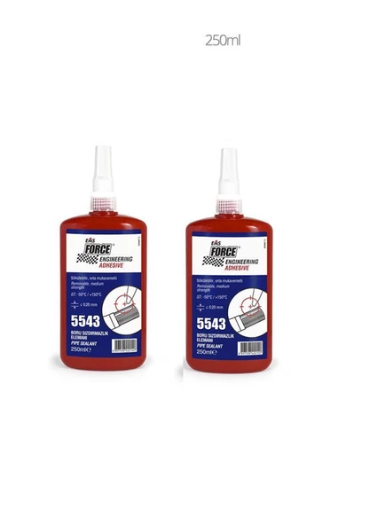 EMS FORCE 5543 Boru Sızdırmazlık Elemanı 250ML (2'li)