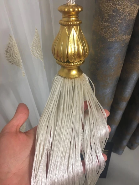 NİVEMESHOME EKRU SAÇAKLI TAVAN TOPLAMA BRAÇOL - 2