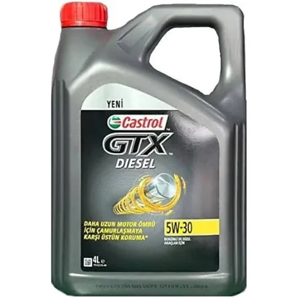 Castrol GTX 5W-30 C4 4 Litre Motor Yağı (Üretim Yılı: 2024)