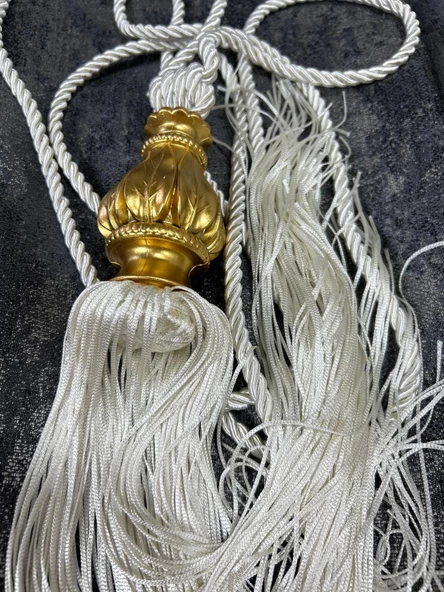 NİVEMESHOME EKRU SAÇAKLI TAVAN TOPLAMA BRAÇOL - 4