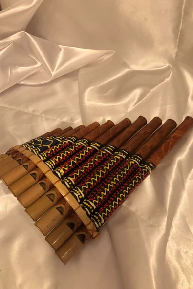 Meditasyon Yoga Çanı Feng Shui Ahşap Pan Flüt, Bambu Panflüt, Müzik Aleti, Dekorasyon, Hediye - 5