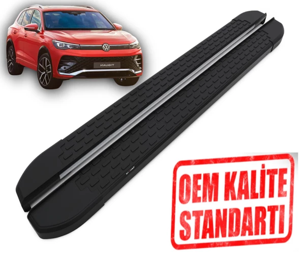 TIGUAN 2024 2025 ARACA ÖZEL NEVADA SİYAH YAN BASAMAK ürün görseli 1