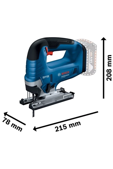 Professional GST 185-LI 2x4.0 Ah Li-on Akülü Dekupaj Testere - 06015B3024 - 7