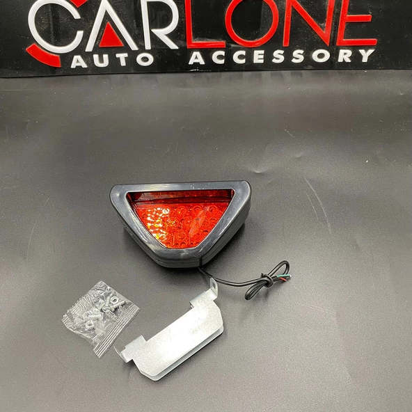 F1 Üçgen Stop Ledi - Çakar Modlu Kırmızı Led - 3